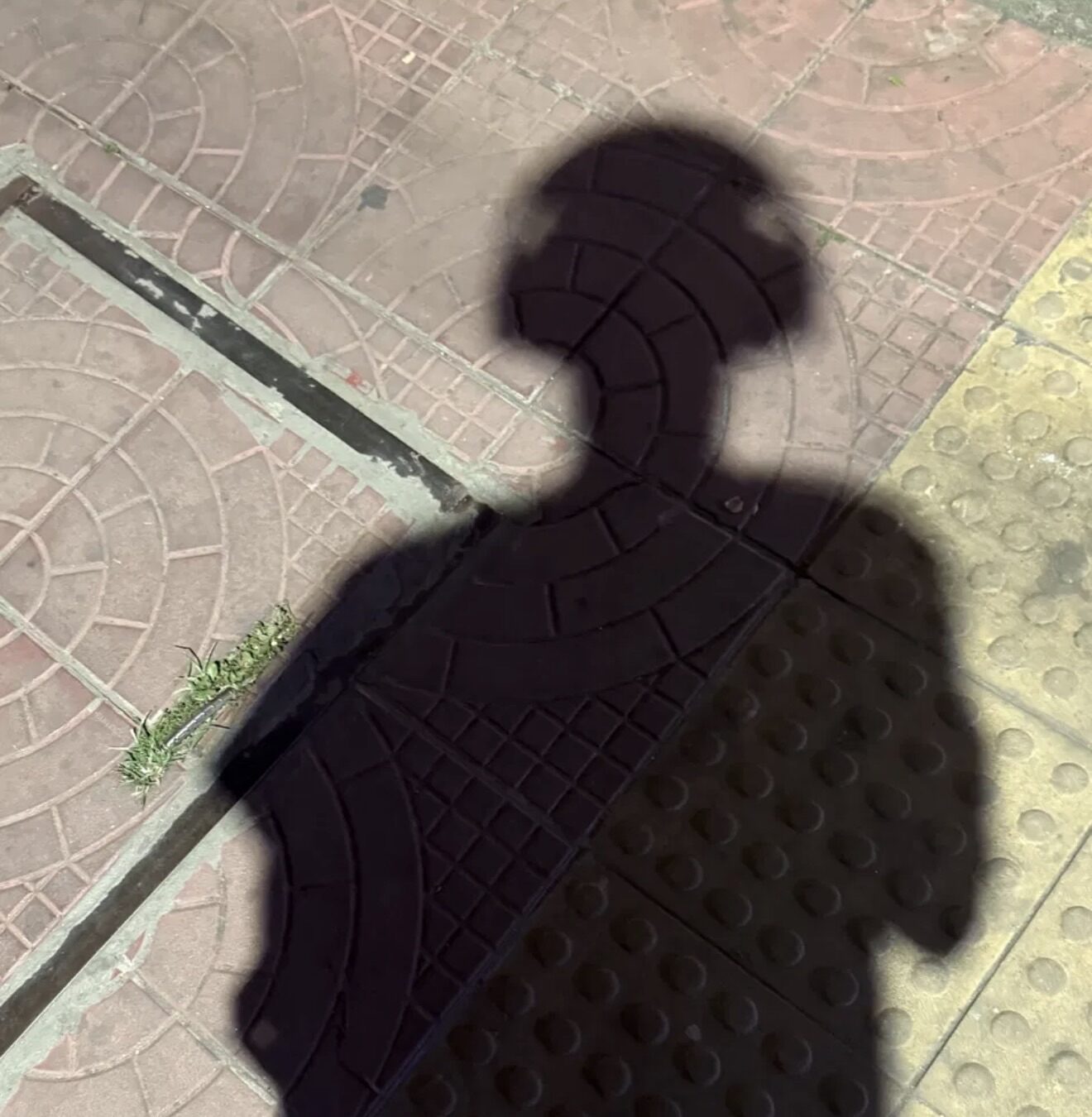 a self-shadow on tile